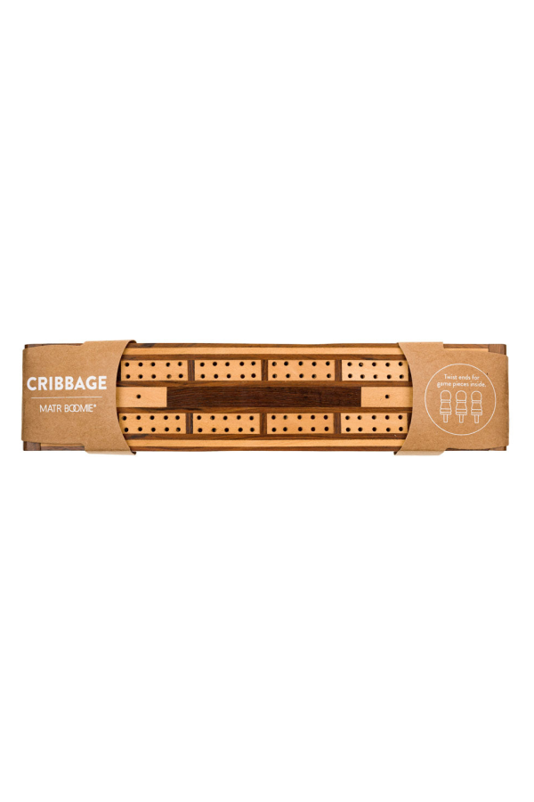 Matr Boomie Wood Cribbage Game