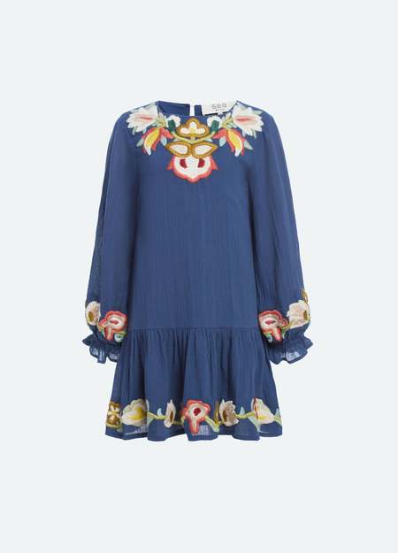kids Apolina Stevie Dress - Pool | Garmentory