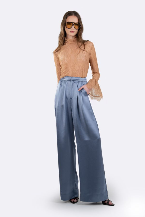 Nonchalant Label Letty Lace Top - Tuscan