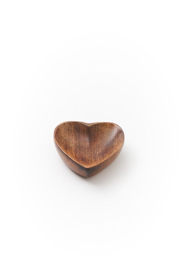 Matr Boomie Alaya Heart Wooden Jewelry Catch All Tray