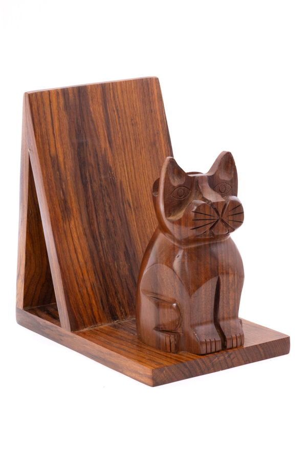 Matr Boomie Cat Book & Glasses Caddy