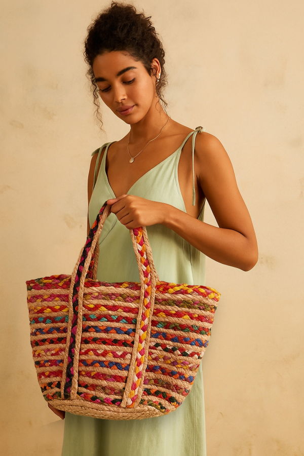 Matr Boomie Chindi Multicolor Market Tote Bag
