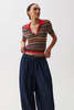 Pistola Ashlee Polo Sweater - Negroni Stripe - Thumbnail 1