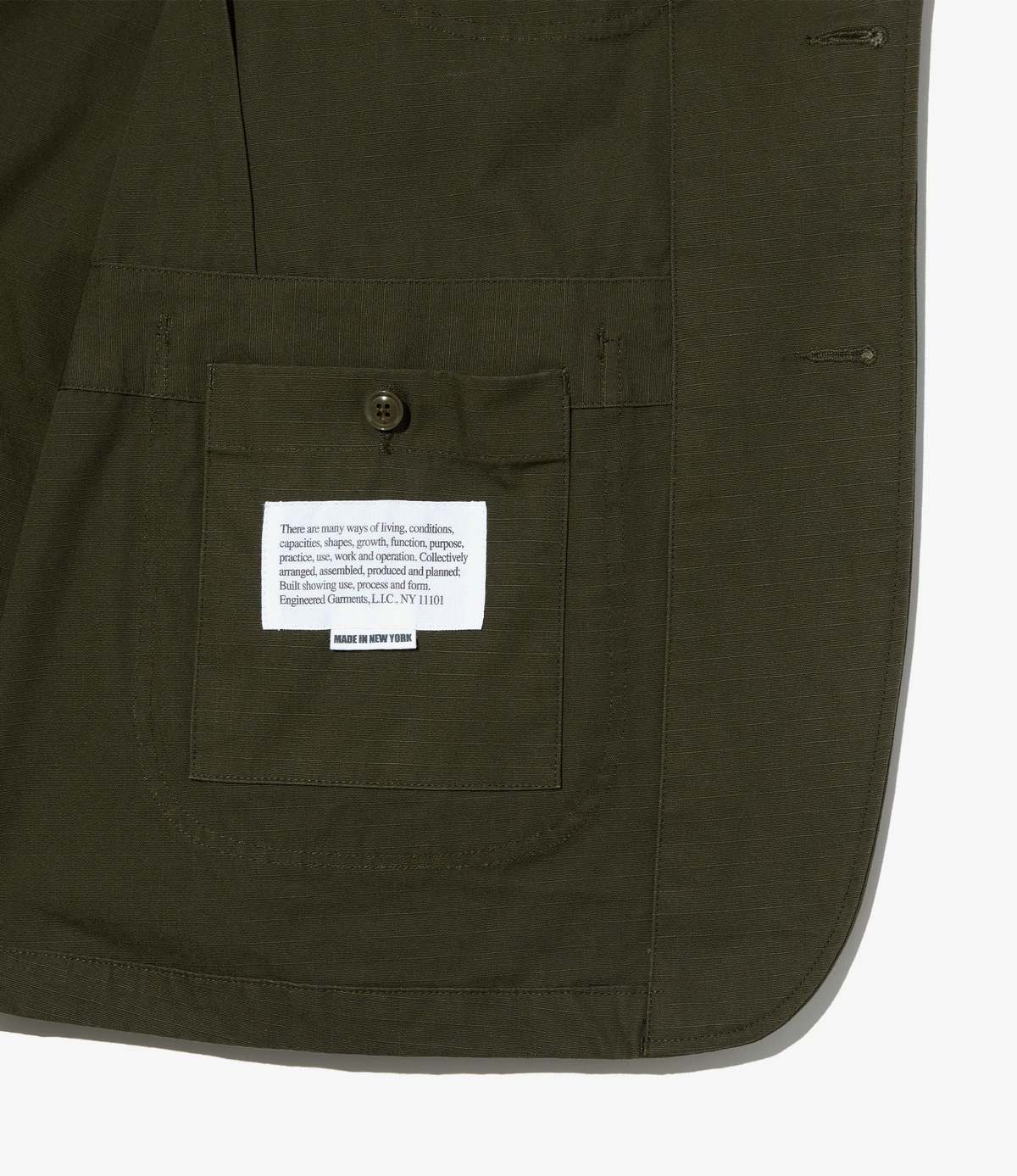 Engineered Garments Bedford Jacket Heavyweight Cotton Ripstop - Image 4 of 4