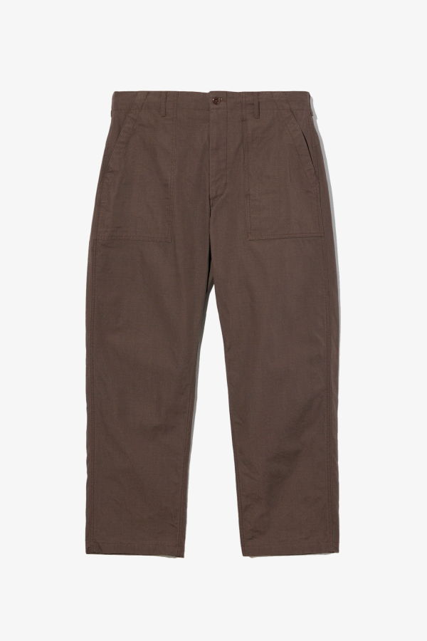 Engineered Garments Fatigue Pant Heavyweight Cotton Ripstop - Dark Brown