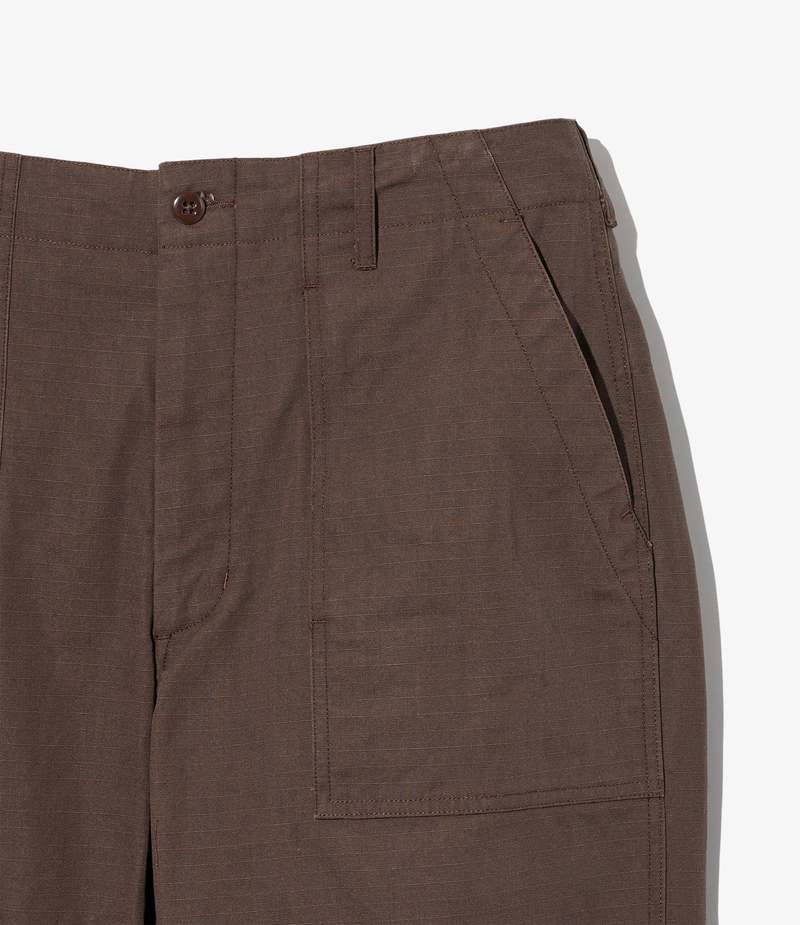 Engineered Garments Fatigue Pant Heavyweight Cotton Ripstop - Dark Brown