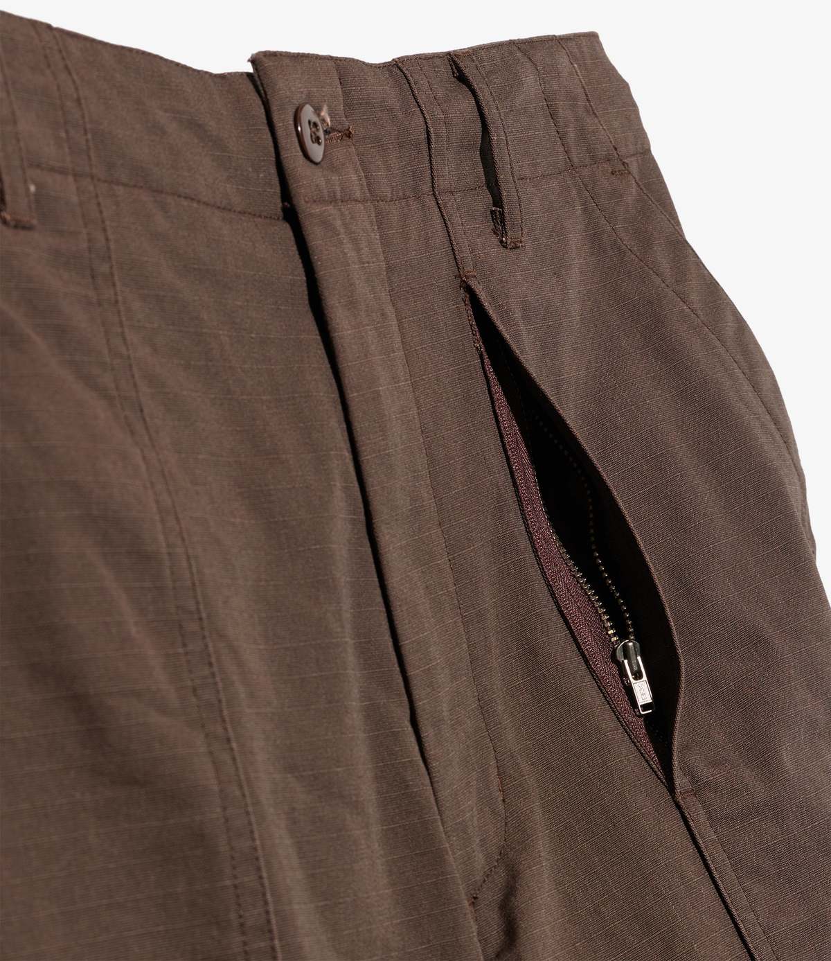 Engineered Garments Fatigue Pant Heavyweight Cotton Ripstop - Dark Brown - Image 5 of 5