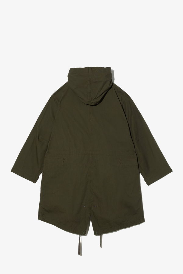 Engineered Garments Highland Parka Heavyweight Cotton Ripstop - Olive
