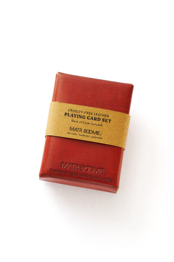 Matr Boomie Embossed Leather Playing Cards Set