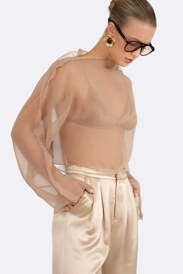 Nonchalant Label Ezra Top - Sand