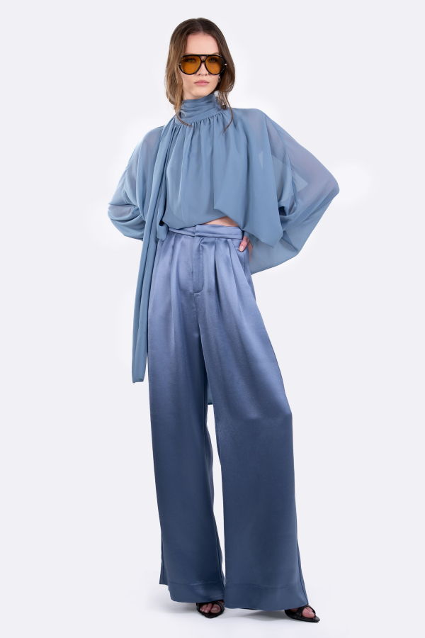 Nonchalant Label Romy Blouse - Steel