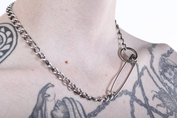 Martine Ali Pin Necklace - Silver | Garmentory