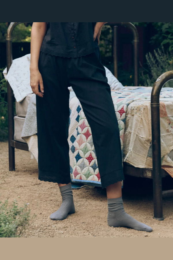 The Great. The Eyelet Easy Sleep Pant