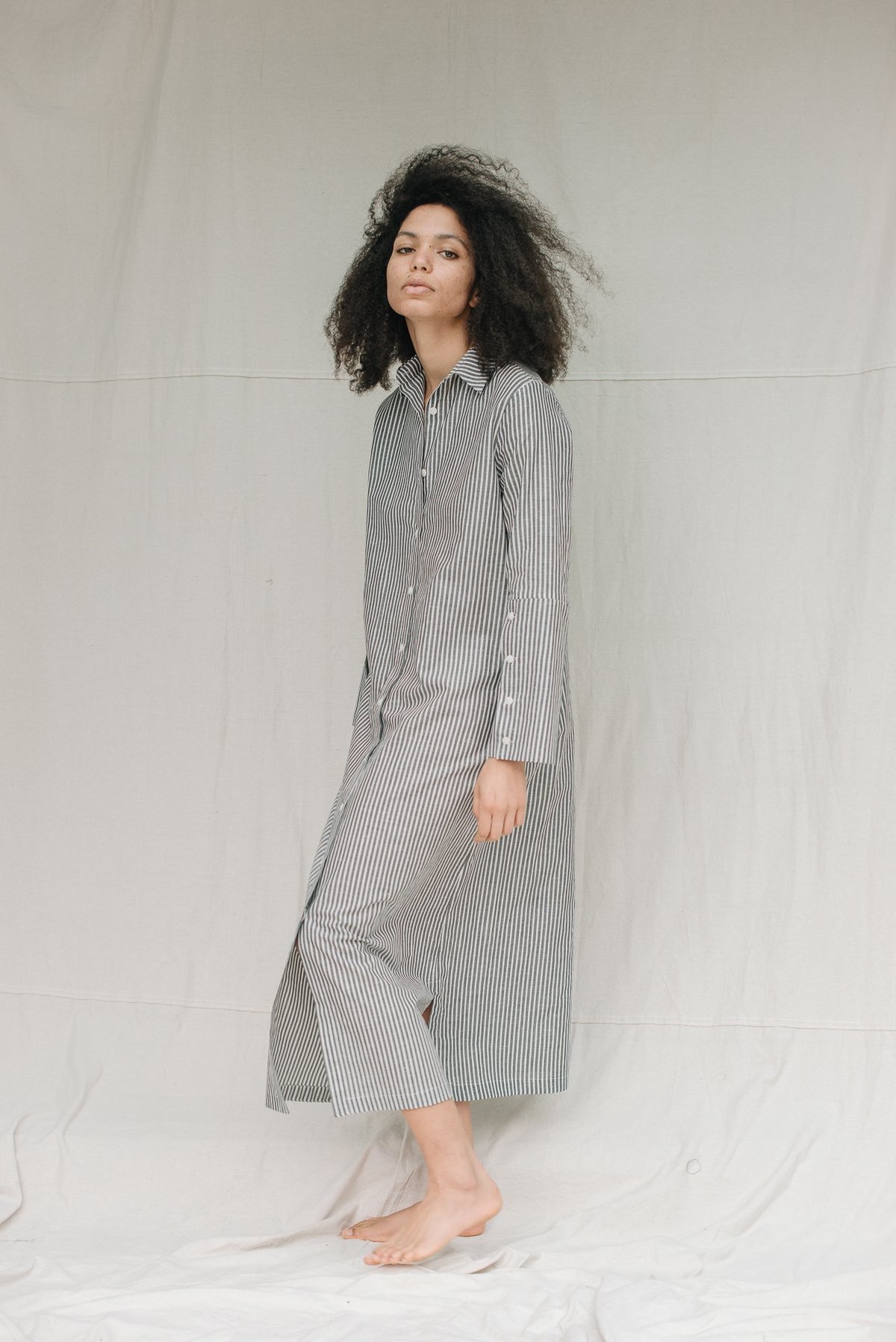 Mina Nicholson Dress - Stripe - Image 1 of 4