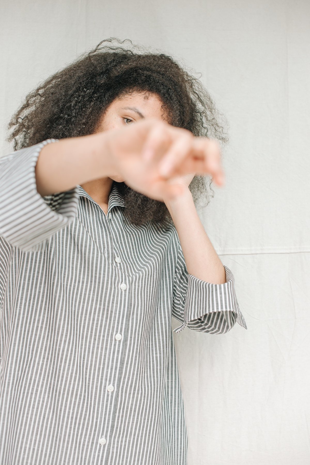 Mina Nicholson Dress - Stripe - Image 2 of 4