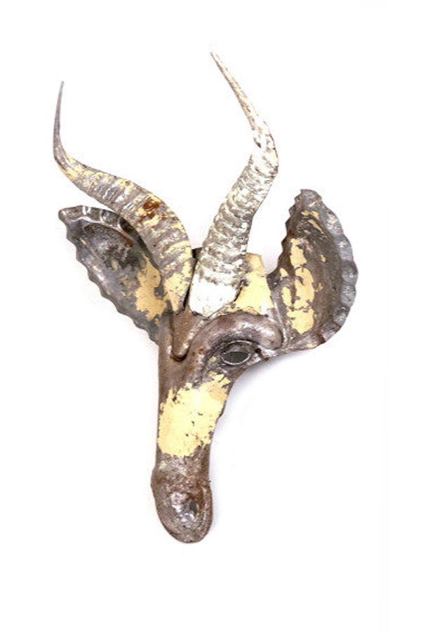 Mbare Springbok Animal Mask Wall Art