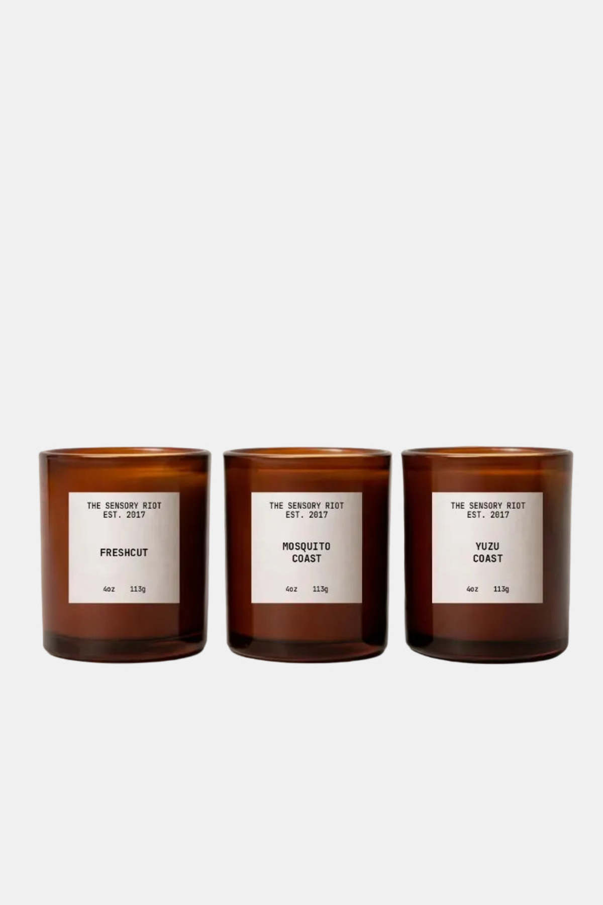 The Sensory Riot Green + Grassy Discovery Trio Candle Set - Image 1 of 3