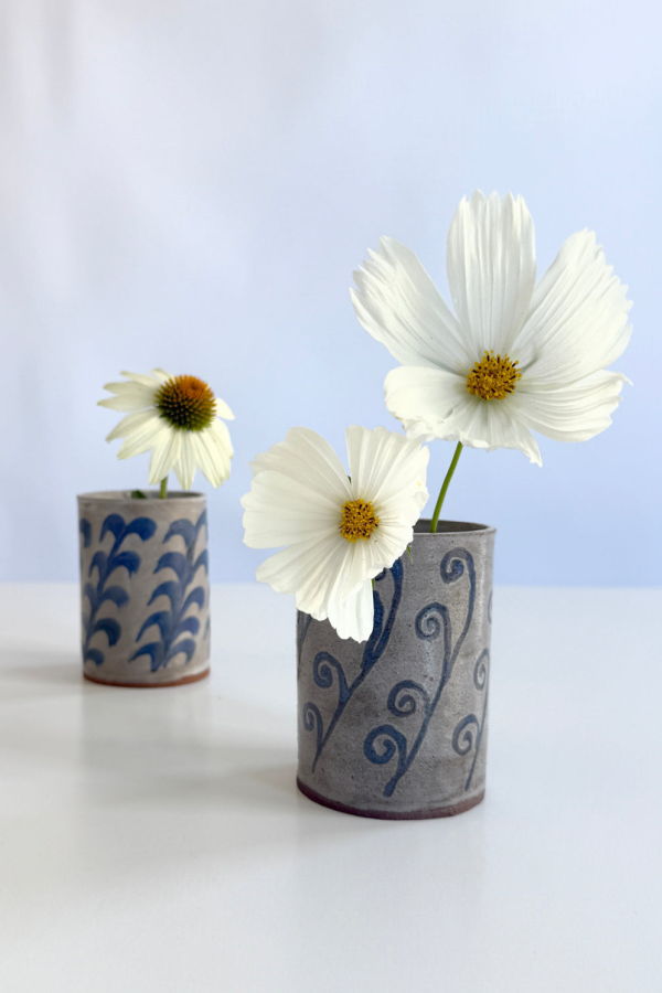 JUST VARIABLES Handmade Ceramic Vases by Shiela Laufer