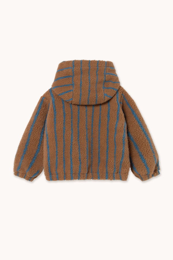 KIDS Tinycottons Lines Sherpa Hoodie