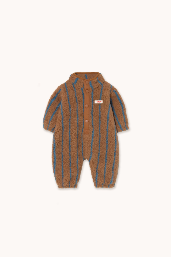 KIDS Tinycottons Lines Sherpa One-Piece