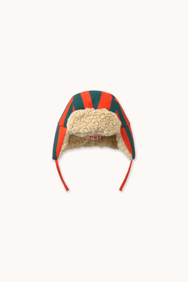 KIDS Tinycottons Red Stripe Chapka