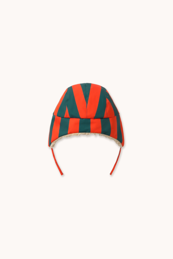KIDS Tinycottons Red Stripe Chapka