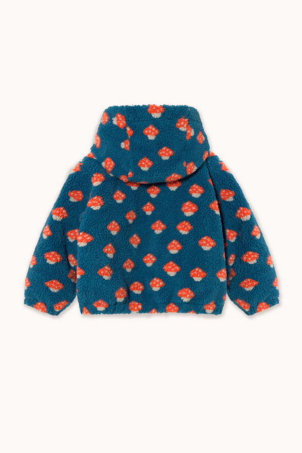 KIDS Tinycottons Tiny Mushrooms Sherpa Hoodie