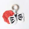 Wee Gallery Butterfly Crinkle Ring Teether - Thumbnail 1