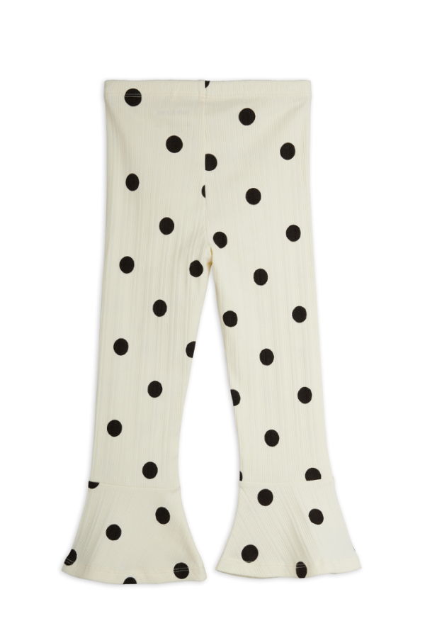 KIDS Mini Rodini Dots Dog Flared Trousers