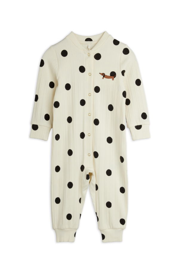 KIDS Mini Rodini Dots Dog Jumpsuit