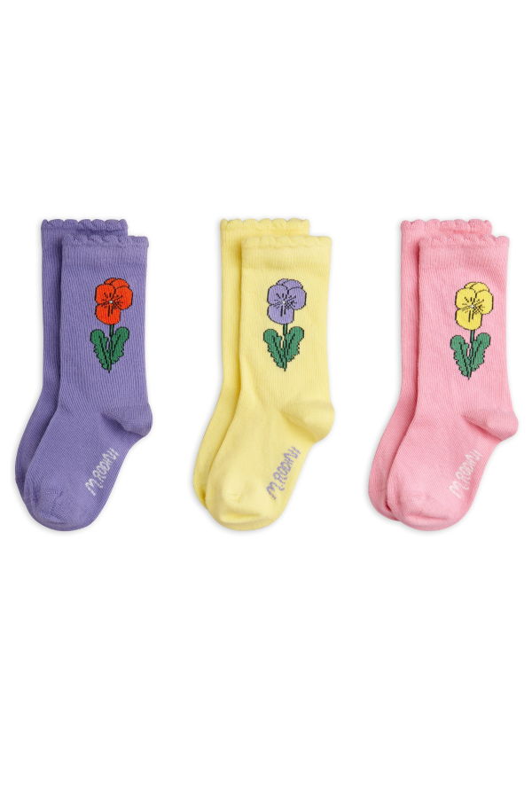 KIDS Mini Rodini Violas Socks, 3-Pack