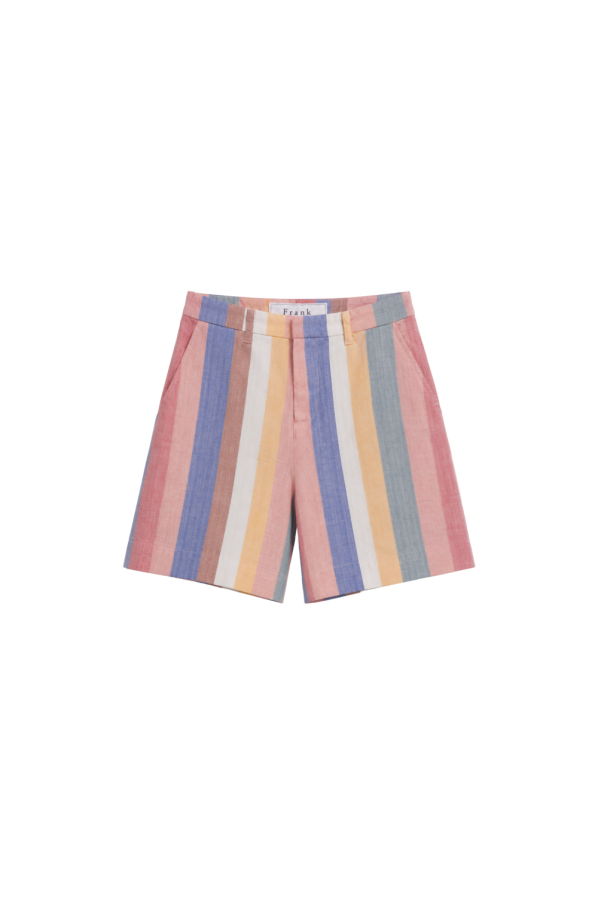 Frank & Eileen Waterford Golf Short - Cabana Stripe