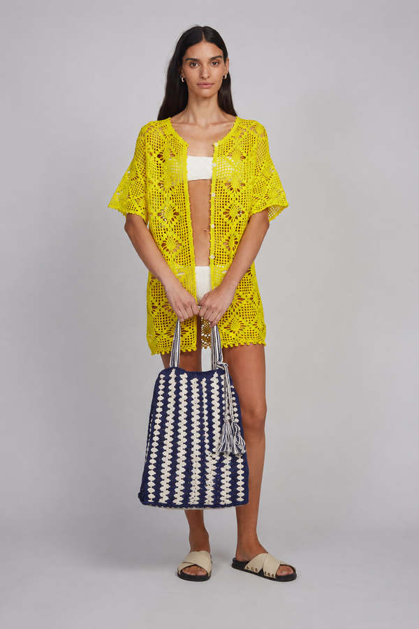 ELEVEN SIX Vera Crochet Tote ELEVEN SIX Vera Crochet Tote