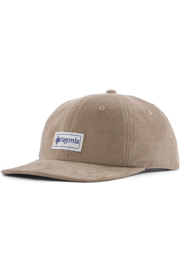 Patagonia Corduroy Cap Hut Tripper Label