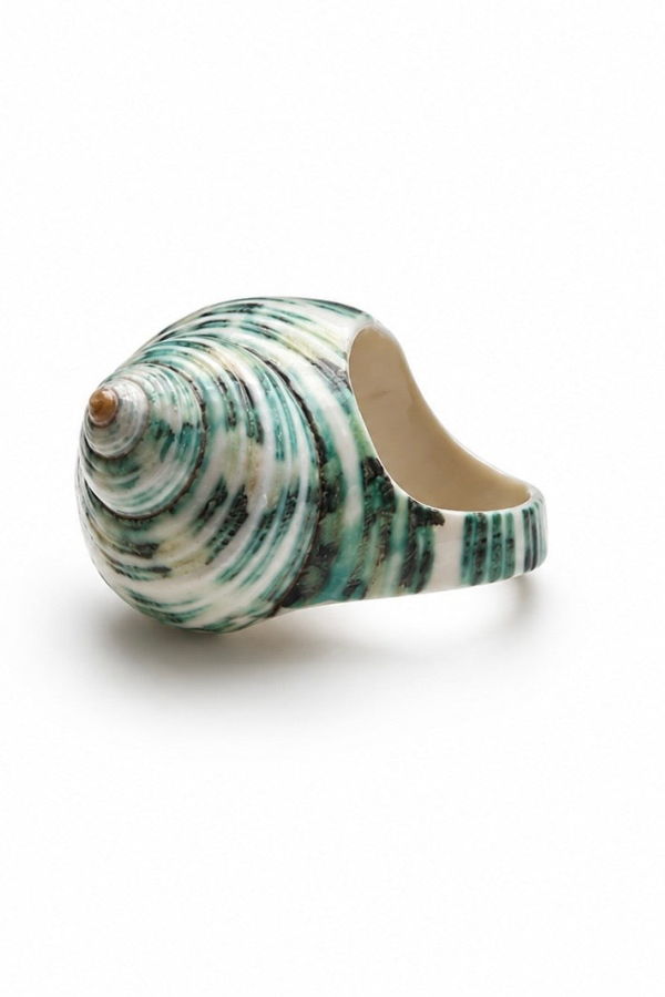 LOBA Azure Tide Shell Ring