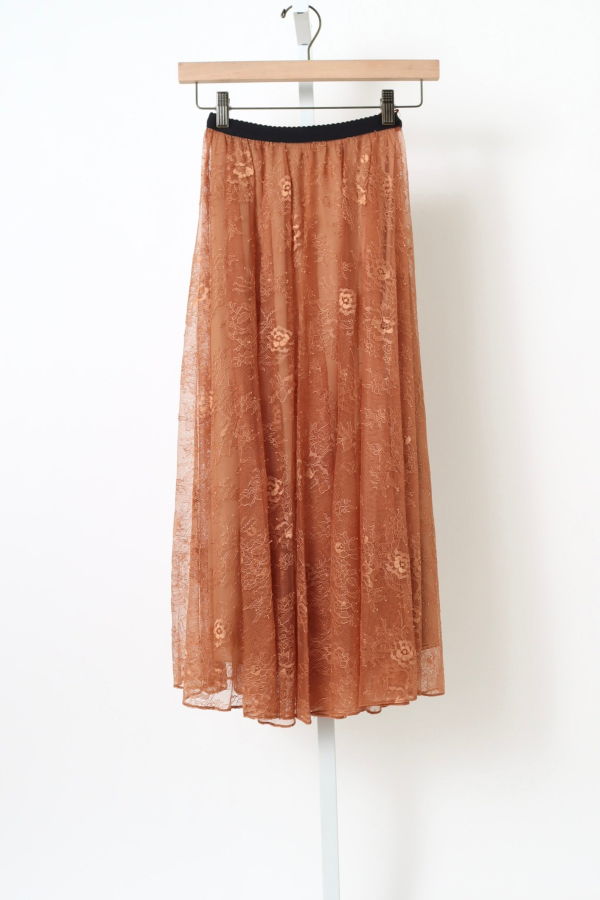 Forte Forte 15097 My Skirt Chantilly Lace Long Skirt