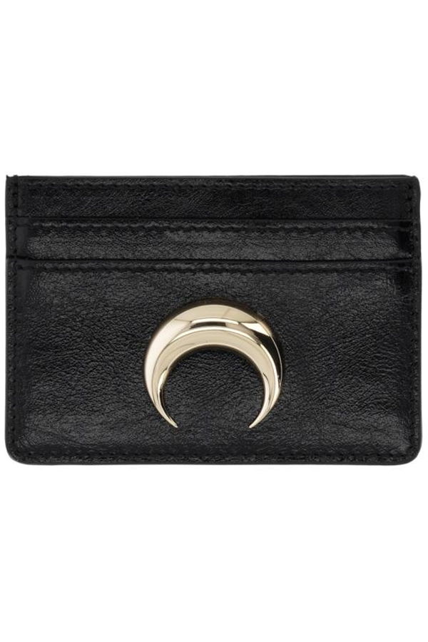 MARINE SERRE Business Card Wallet - Black
