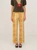 Carmen Says Deer Print Denim Jeans - Thumbnail 1