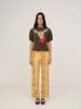 Carmen Says Deer Print Denim Jeans - Thumbnail 3