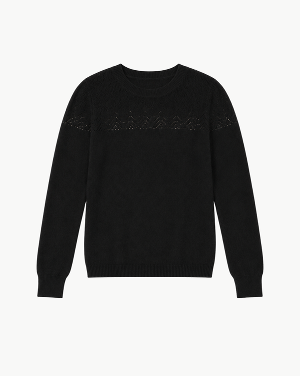 Ulla Johnson Emelie Cashmere Sweater - Noir