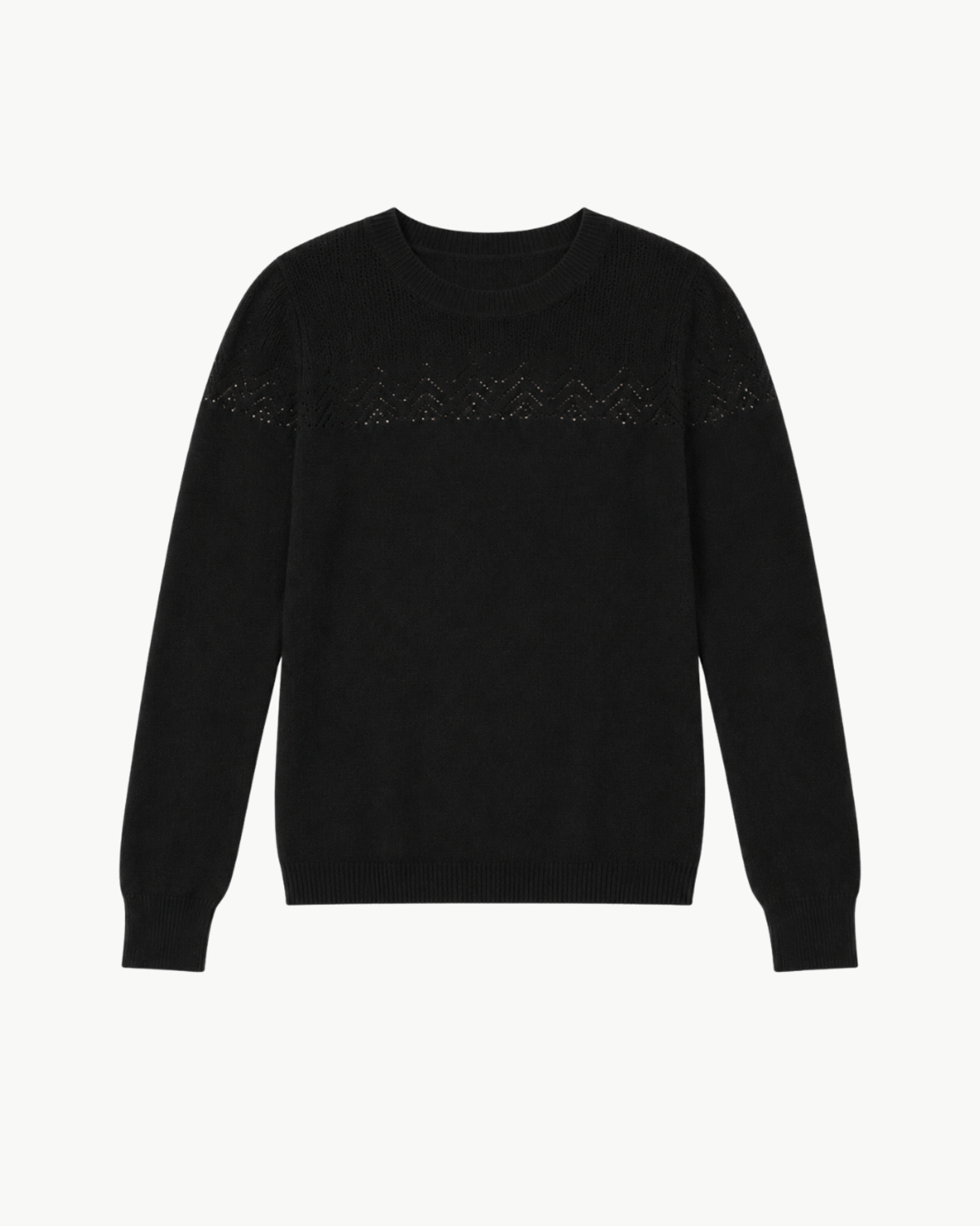 Ulla Johnson Emelie Cashmere Sweater - Noir - Image 1 of 3