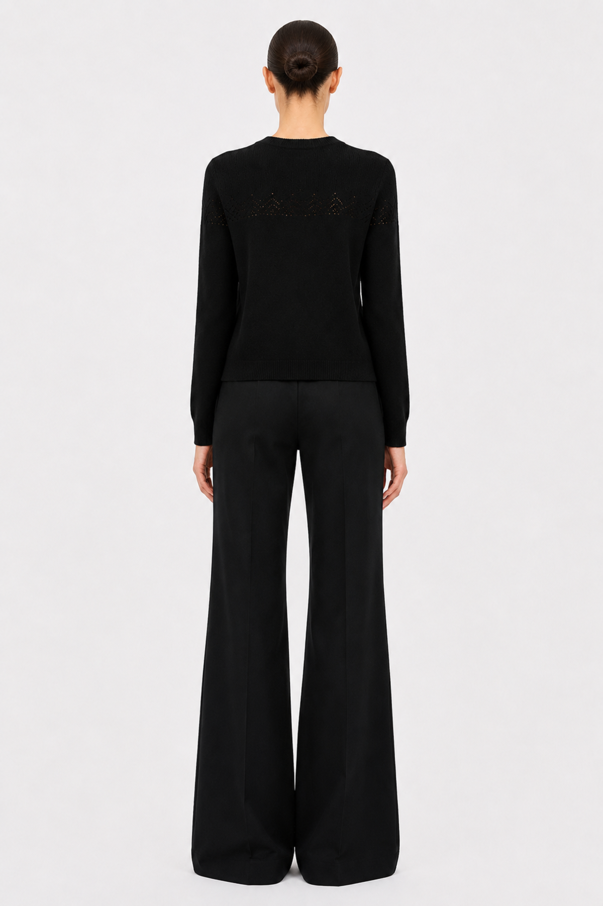 Ulla Johnson Emelie Cashmere Sweater - Noir - Image 3 of 3