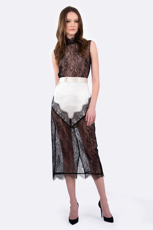 Nonchalant Label Layla Lace Top - Black