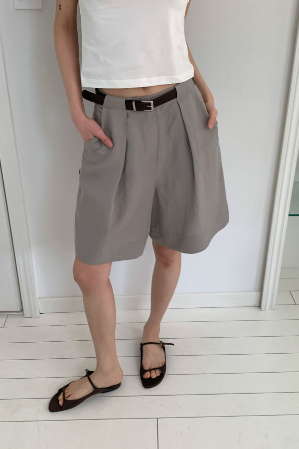 The NKC Store Stratton Belted Shorts