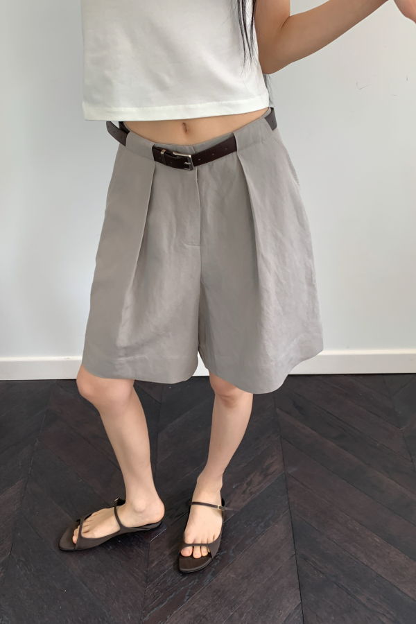 The NKC Store Stratton Belted Shorts