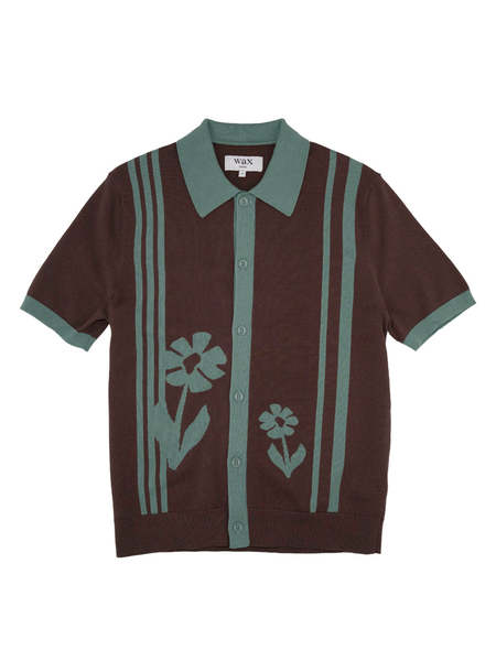 Stussy Open Collar Shirt - Blue Stripe | Garmentory