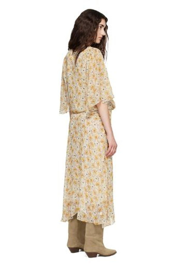 Isabel Marant Firda Dress - Light Yellow/Ecru