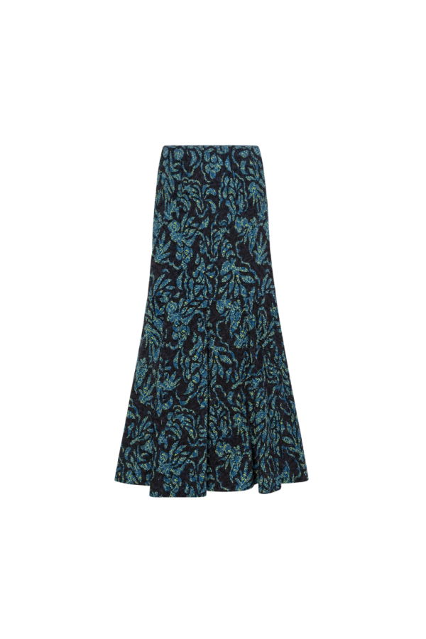 Ulla Johnson Clarisse Trumpet Midi Skirt - Midnight