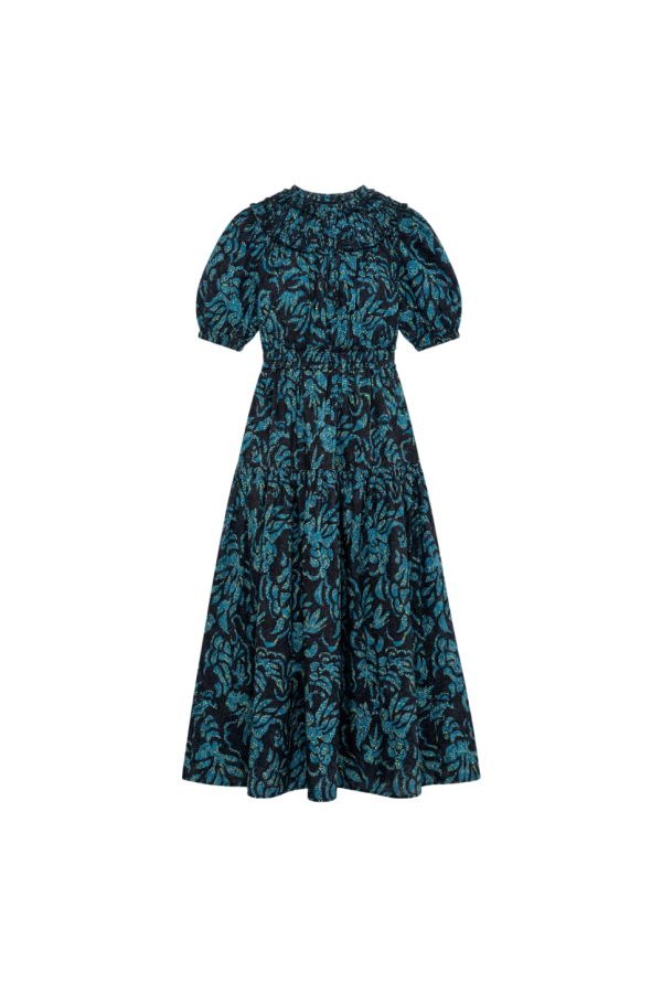 Ulla Johnson Othella S/S Cotton Dress - Midnight