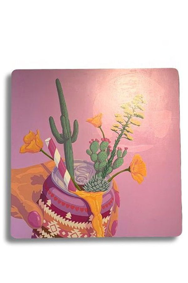 Brandt Woods "Drink To The Desert" Original Painting Wall Art